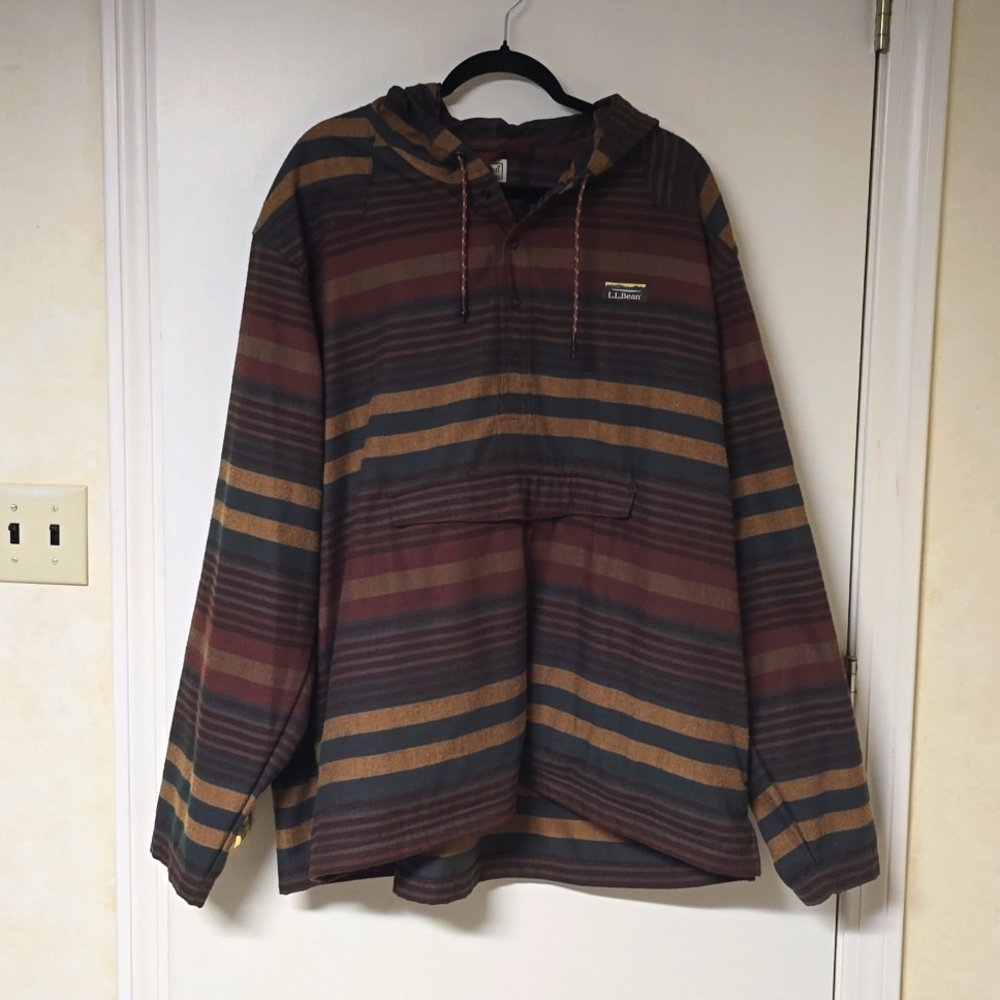 Mens LL Bean pullover jacket XXXL.